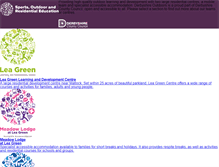 Tablet Screenshot of derbyshire-outdoors.org